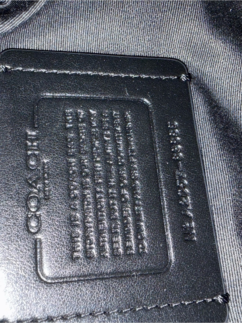 Coach Denim Signature Canvas and Leather Bum Bag - Picture 5 of 5